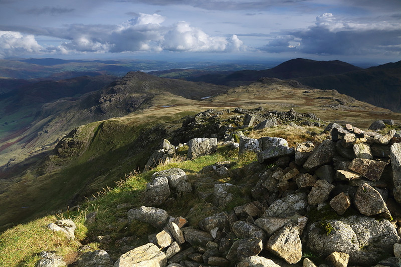 Back towards Pike O'Blisco from Crinkle Crags