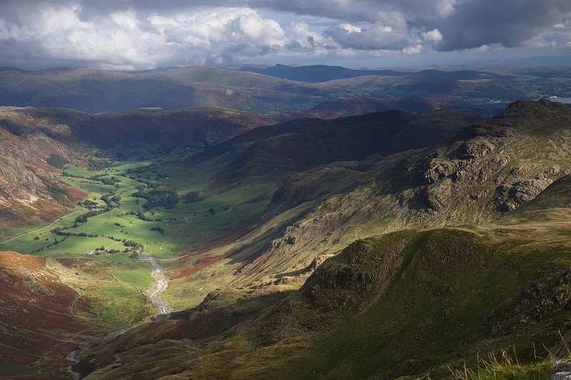 Langdale from Crinkle Crags
