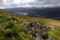 Thirlmere and Raven Crag from White Pike