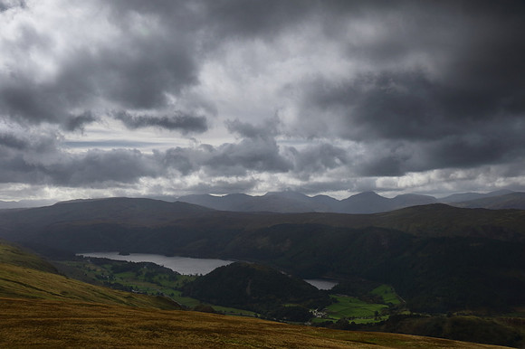 Thirlmere and Raven Crag from White Pike