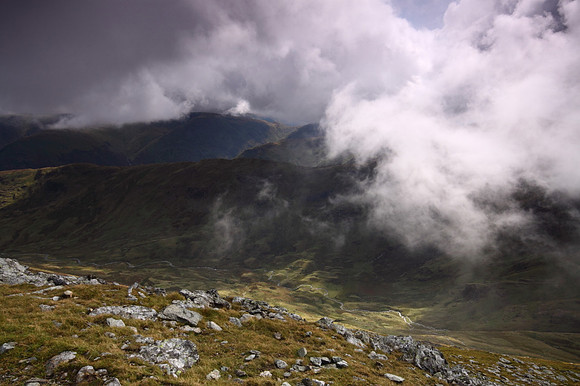 View from St Sunday Crag summit