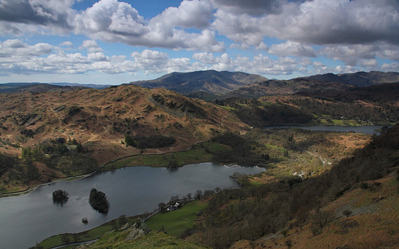 Rydal Water, with Grasmere in view