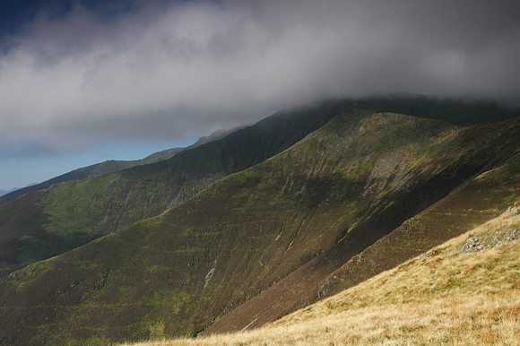 Approaching Blencathra from Scales Fell