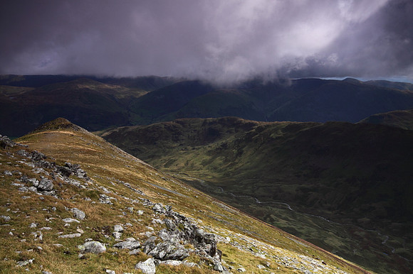 View from St Sunday Crag summit