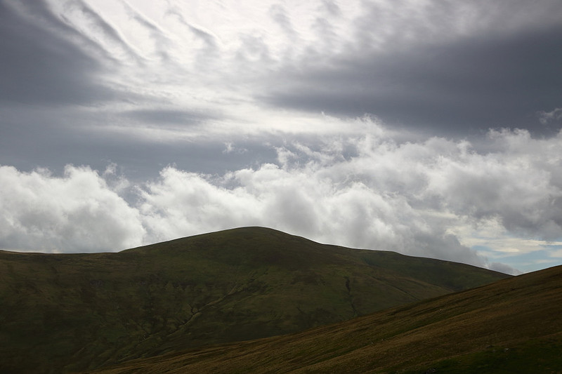 Cloud patterns, from route up Clough Head