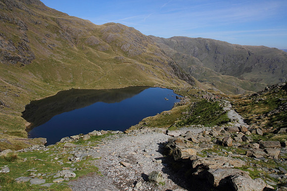 Above Low Water, on route up the Old Man of Coniston