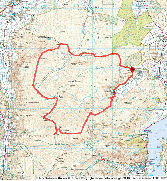 The Dodds - Clough Head, Great Dodd, Watson's Dodd, Stybarrow Dodd, Hart Side
