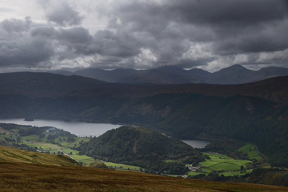 Thirlmere and Raven Crag from White Pike