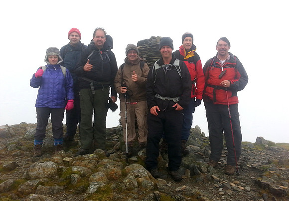 Me and the gang on Dale Head summit