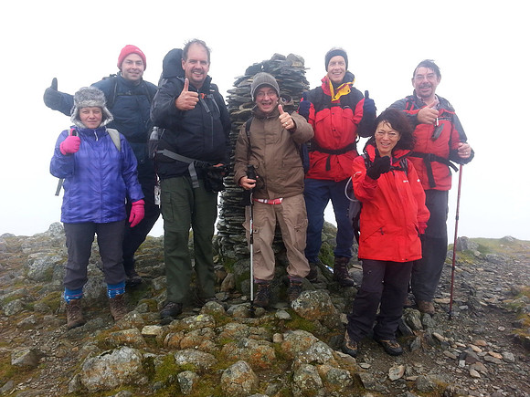 The gang on Dale Head summit