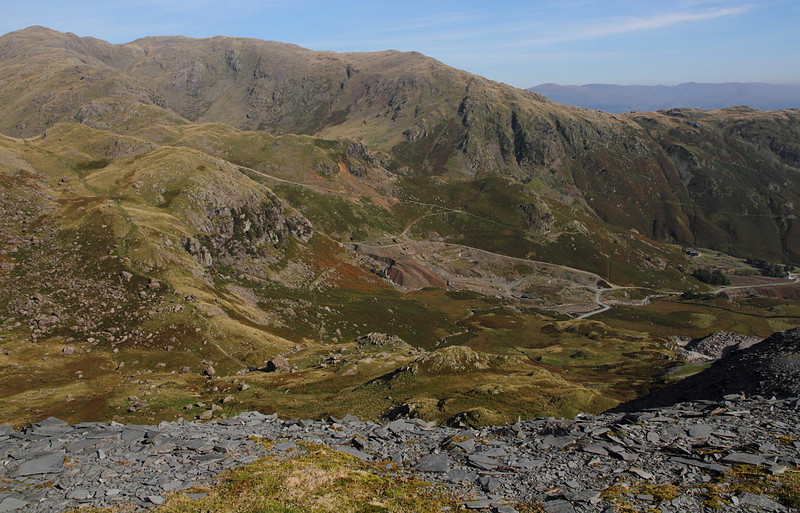 Coniston Fells on route up the Old Man