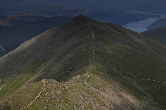 Catstycam from Helvellyn summit