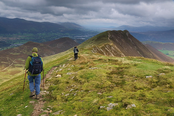 From Scar Crags to Causey Pike