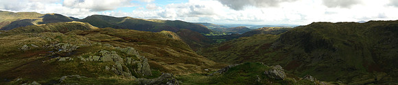 Calf Crag panorama