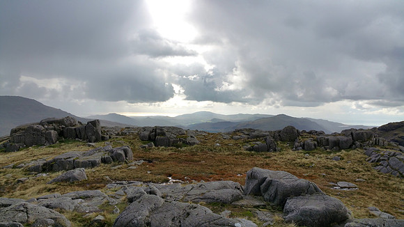 Across Cold Pike summit