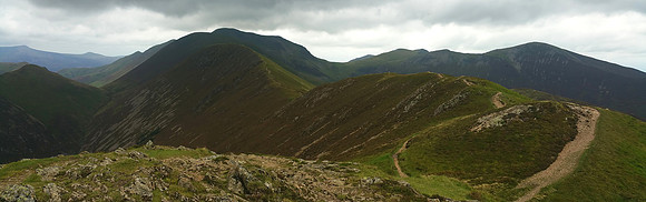 Causey Pike panorama #2