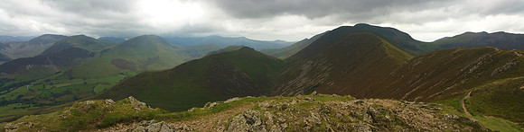 Causey Pike panorma #1