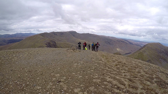 The gang on Fairfield summit