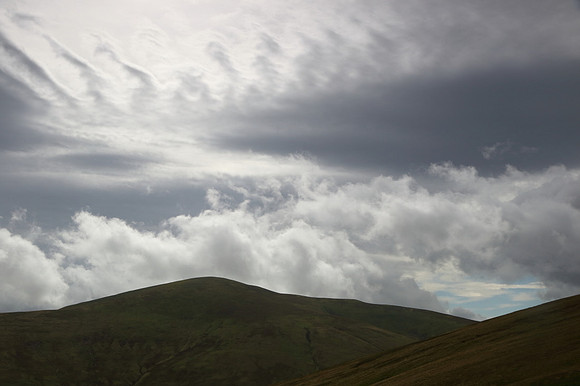 Cloud patterns, from route up Clough Head