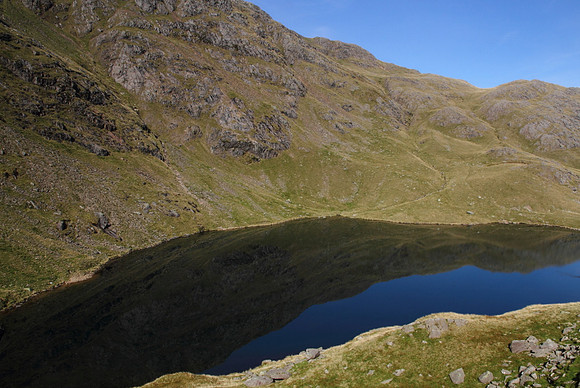 Above Low Water, on route up the Old Man of Coniston