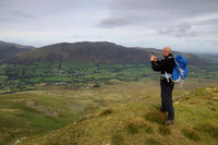 Blencathra from Clough Head (oh and Paul too!)