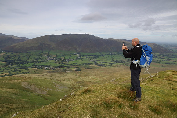 Blencathra from Clough Head (oh and Paul too!)