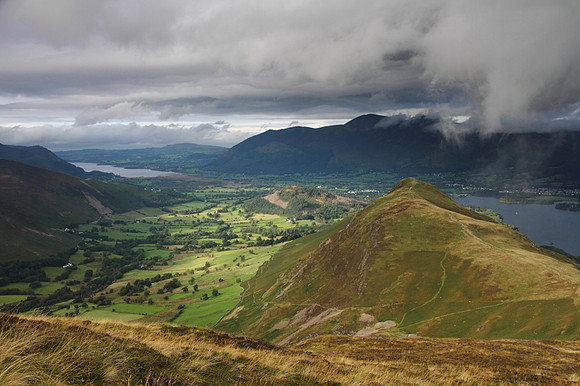 Catbells, Derwent Water & Bassenthwaite Lake from Maiden Moor