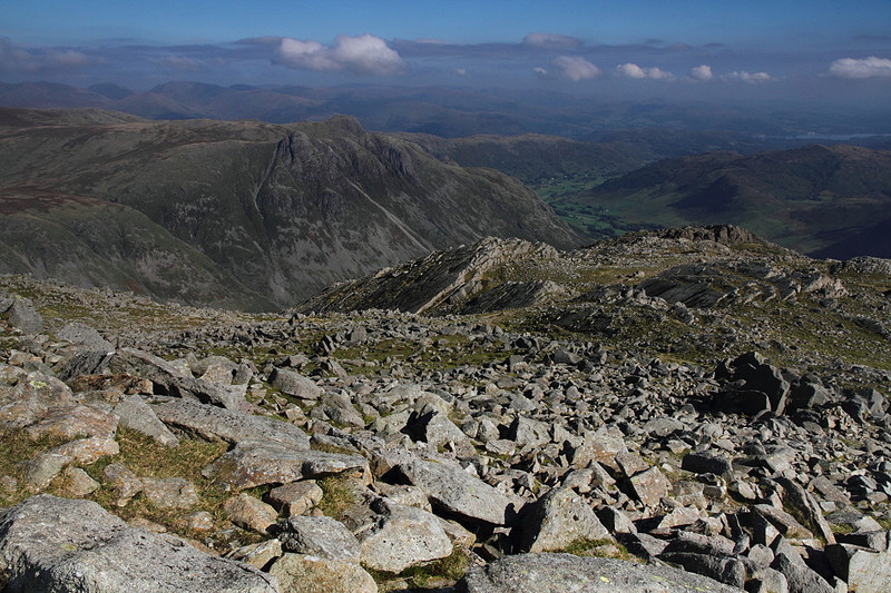 Langdale Pikes from Bowfell