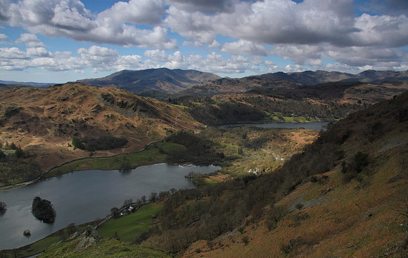 Rydal Water, with Grasmere in View
