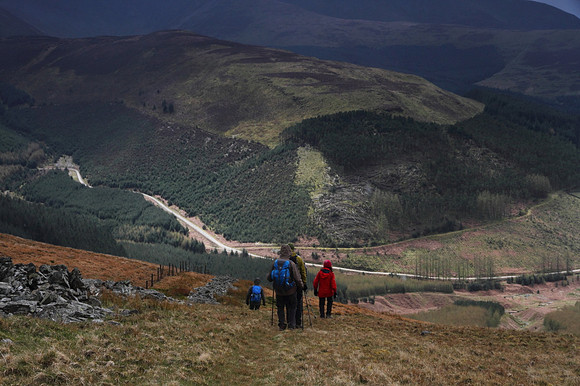 Descending from Broom Fell