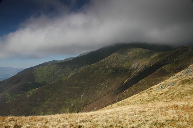Approaching Blencathra from Scales Fell