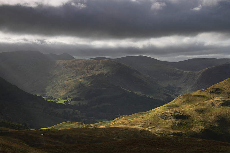 Boredale Hause & view across Ullswater from Angletarn Pikes