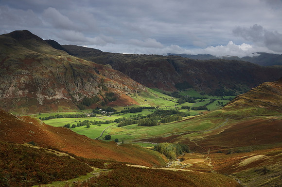 Langdale Pikes and Langdale Valley