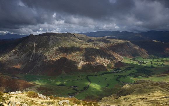 Langdale Valley from Pike O'Blisco