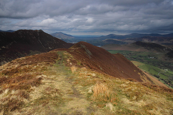 Ard Crags (with Causey Pike to the left)
