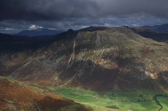 Langdale Pikes from Pike O'Blisco