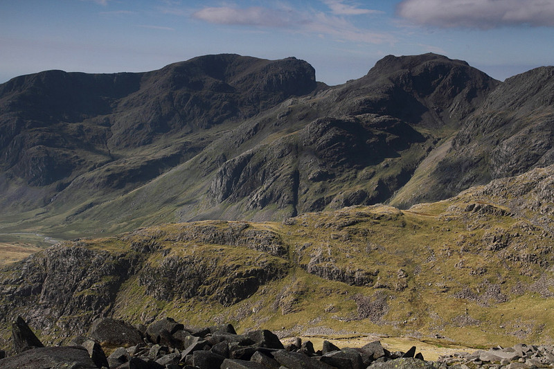Scafell & Scafell Pike from Bowfell