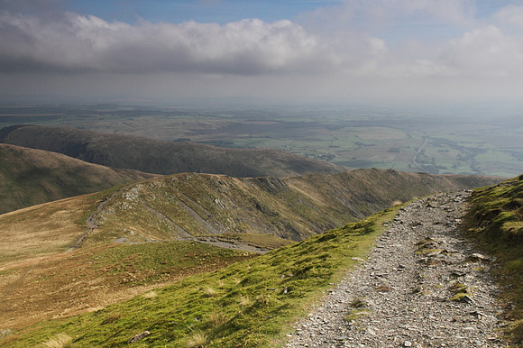 Looking back down Scales Fell