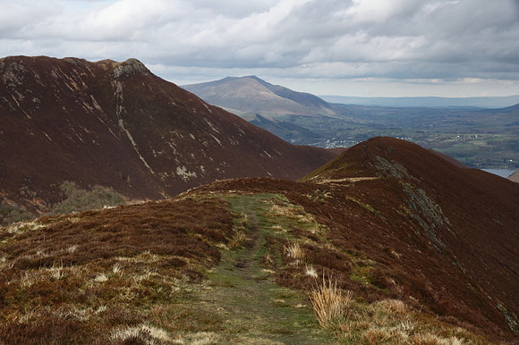 Ard Crags (with Causey Pike to the left)