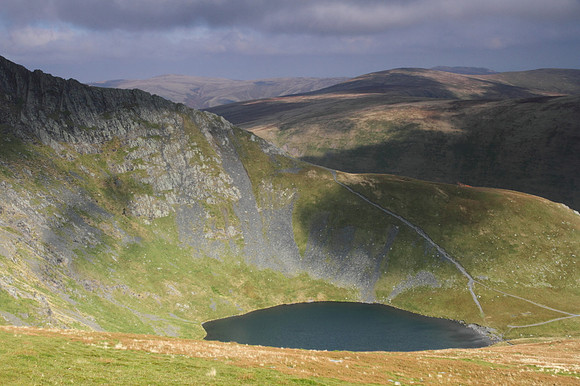 Scales Tarn and the start of Sharp Edge