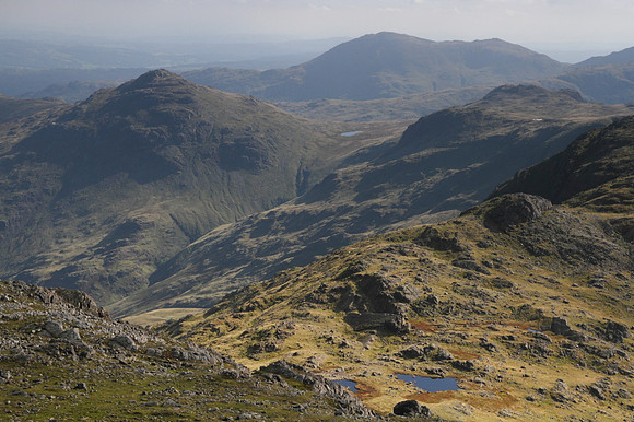 Looking towards Three Tarns from Bowfell
