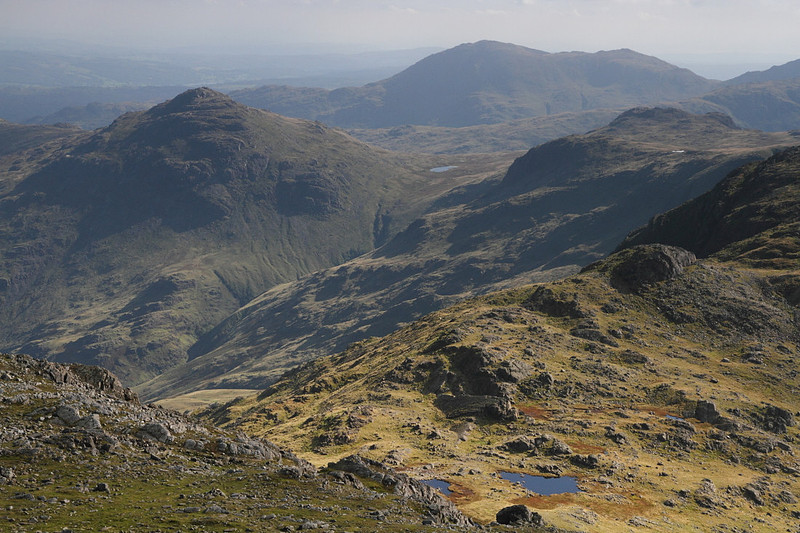 Looking towards Three Tarns from Bowfell