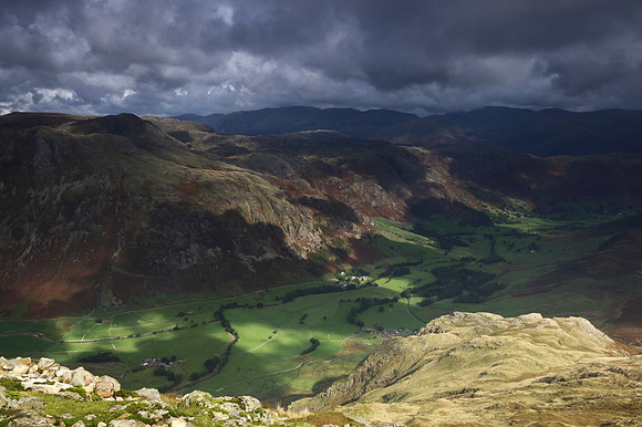Langdale Valley from Pike O'Blisco