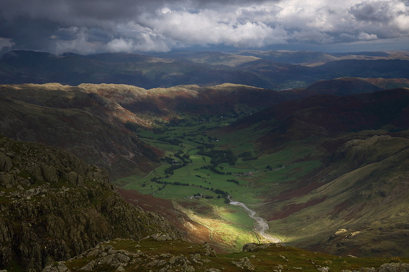 Langdale from Crinkle Crags