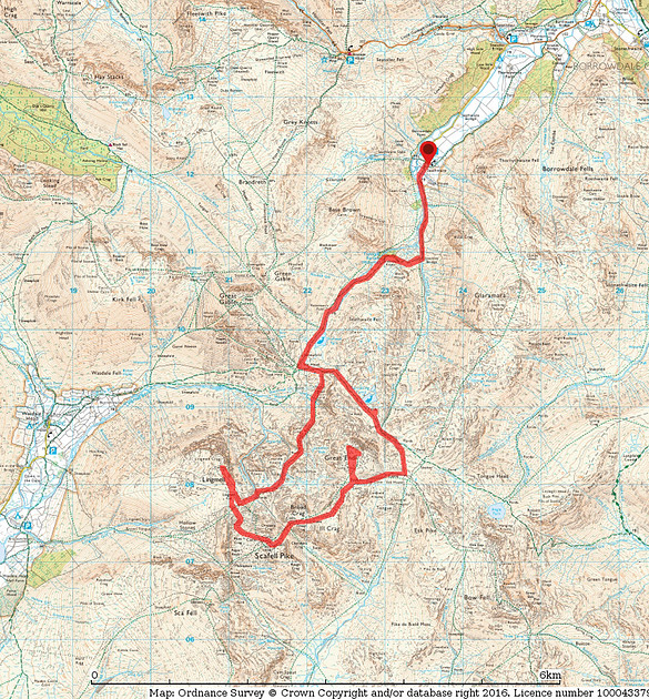 Lingmell, Scafell Pike & Great End