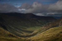 Newlands Valley from the head of the valley, near Dale Head