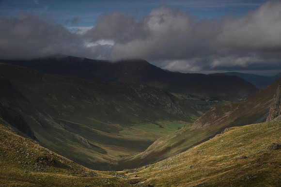 Newlands Valley from the head of the valley, near Dale Head