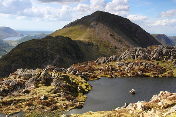 Haystacks Summit Tarn and High Crag