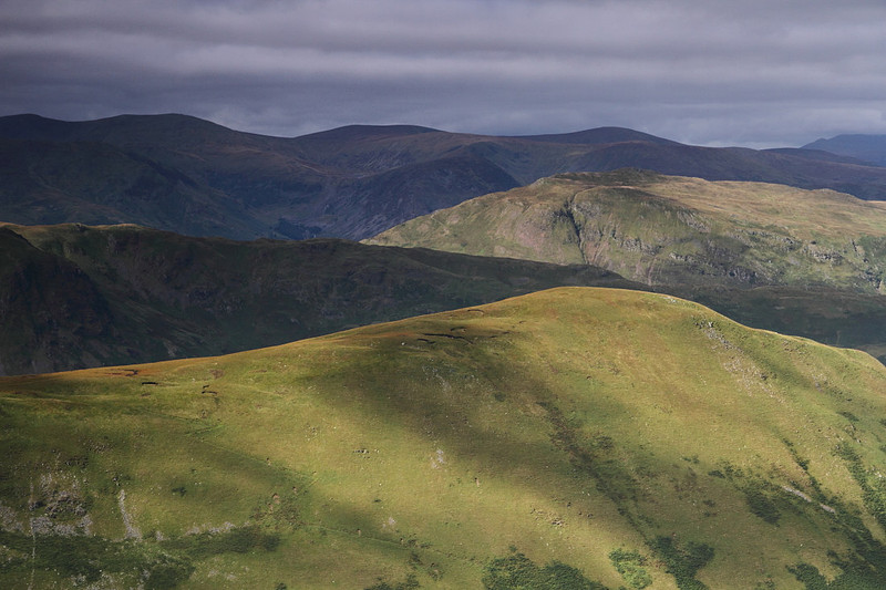 View across Martindale on route to High Raise and Rampsgill Head