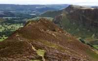 On route to Hindscarth : looking back with Catbells in the distance